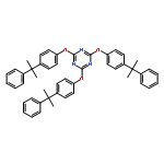 1,3,5-Triazine, 2,4,6-tris[4-(1-methyl-1-phenylethyl)phenoxy]-