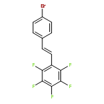 1-[2-(4-bromophenyl)ethenyl]-2,3,4,5,6-pentafluorobenzene