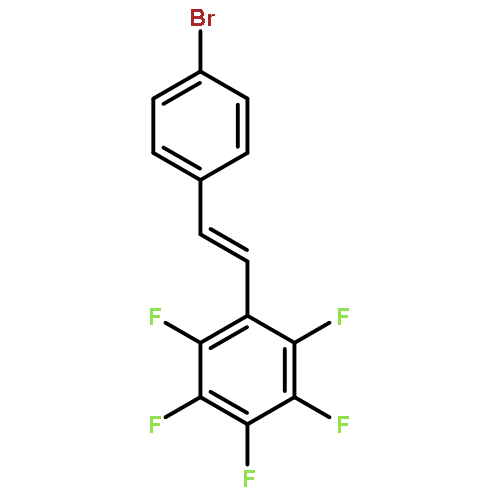 1-[2-(4-bromophenyl)ethenyl]-2,3,4,5,6-pentafluorobenzene