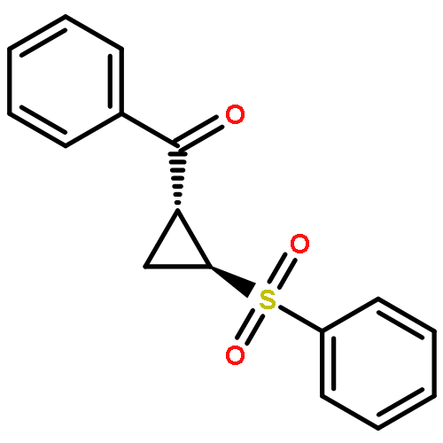 Methanone, phenyl[(1R,2S)-2-(phenylsulfonyl)cyclopropyl]-, rel-