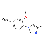 1-(4-ethynyl-2-methoxyphenyl)-4-methyl-1H-Imidazole