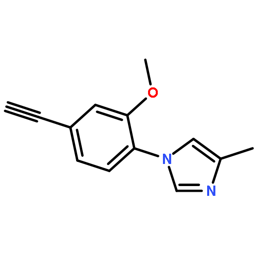 1-(4-ethynyl-2-methoxyphenyl)-4-methyl-1H-Imidazole