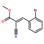 2-Propenoic acid,3-(2-bromophenyl)-2-cyano-, methyl ester