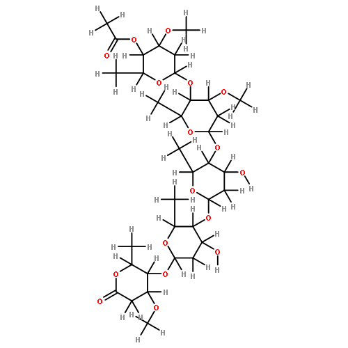 4-O-acetyl-beta-cymaropyranosyl(1->4)-O-beta-cymaropyranosyl(1->4)-O-beta-canaropyranosyl(1->4)-O-beta-digitoxopyranosyl(1->4)-O-oleandronic acid-delta-lactone
