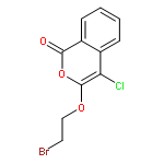 1H-2-Benzopyran-1-one, 3-(2-bromoethoxy)-4-chloro-