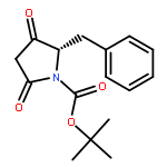 1-Pyrrolidinecarboxylic acid, 3,5-dioxo-2-(phenylmethyl)-, 1,1-dimethylethyl ester, (S)-