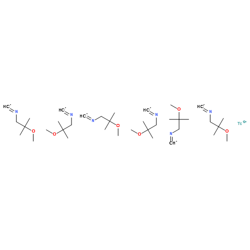 Technetium(1+)-99Tc,hexakis[1-(isocyano-kC)-2-methoxy-2-methylpropane]-, (OC-6-11)- (9CI)