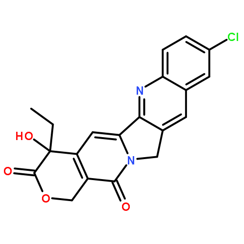 9-chloro-4-ethyl-4-hydroxy-1H-pyrano[3',4':6,7]indolizino[1,2-b]quinoline-3,14(4H,12H)-dione