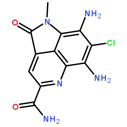 6,8-diamino-7-chloro-1-methyl-2-oxo-1,2-dihydropyrrolo[4,3,2-de]quinoline-4-carboxamide