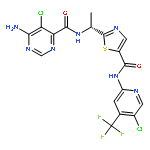 2-[(1R)-1-[(6-AMINO-5-CHLOROPYRIMIDINE-4-CARBONYL)AMINO]ETHYL]-N-[5-CHLORO-4-(TRIFLUOROMETHYL)PYRIDIN-2-YL]-1,3-THIAZOLE-5-CARBOXAMIDE