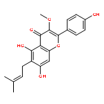 4H-1-Benzopyran-4-one,5,7-dihydroxy-2-(4-hydroxyphenyl)-3-methoxy-6-(3-methyl-2-buten-1-yl)-