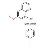 Benzenesulfonamide,N-(6-methoxy-8-quinolinyl)-4-methyl-