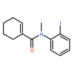 1-Cyclohexene-1-carboxamide, N-(2-iodophenyl)-N-methyl-