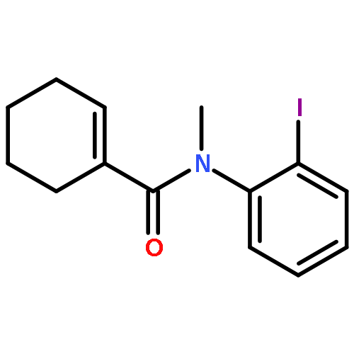 1-Cyclohexene-1-carboxamide, N-(2-iodophenyl)-N-methyl-