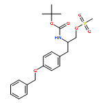 Carbamic acid,[1-[[(methylsulfonyl)oxy]methyl]-2-[4-(phenylmethoxy)phenyl]ethyl]-,1,1-dimethylethyl ester, (S)-