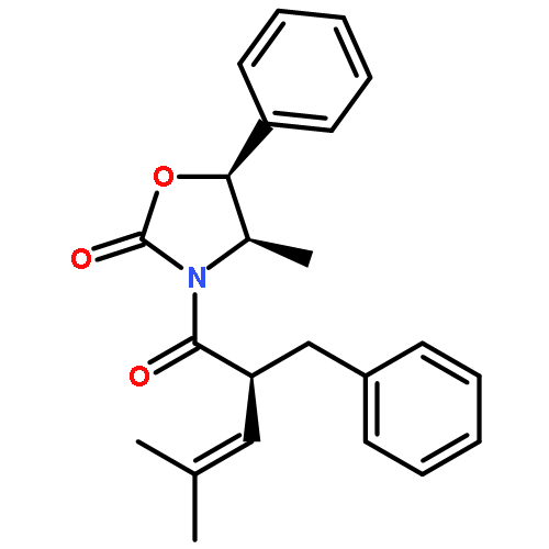 (4R,5S)-3-((S)-2-benzyl-4-methylpent-3-enoyl)-4-methyl-5-phenyloxazolidin-2-one