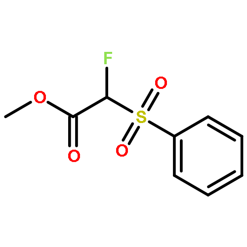 Acetic acid, fluoro(phenylsulfonyl)-, methyl ester