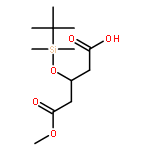 (R)-3-((tert-Butyldimethylsilyl)oxy)-5-methoxy-5-oxopentanoic acid