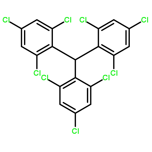 Methyl, tris(2,4,6-trichlorophenyl)-