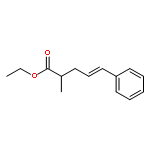 4-Pentenoic acid, 2-methyl-5-phenyl-, ethyl ester, (E)-