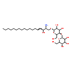 b-D-Glucopyranoside,(2S,3R,4E)-2-amino-3-hydroxy-4-octadecen-1-yl 4-O-b-D-galactopyranosyl-