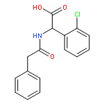 (2R)-(2-Chlorophenyl)[(phenylacetyl)amino]acetic acid