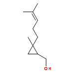 Cyclopropanemethanol, 2-methyl-2-(4-methyl-3-pentenyl)-, trans-