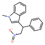 1-methyl-3-(2-nitro-1-phenylethyl)-1H-Indole