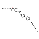 Benzoic acid, 4-[(1-methylheptyl)oxy]-, 4'-(octyloxy)[1,1'-biphenyl]-4-yl ester