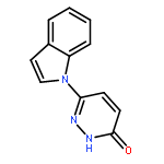 6-(1H-indol-1-yl)-3(2H)-Pyridazinone