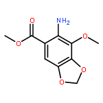 Methyl 6-amino-7-methoxy-1,3-benzodioxole-5-carboxylate