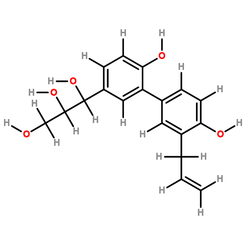 (1R,2S)-erythro-1-(3'-allyl-6,4'-dihydroxybiphenyl-3-yl)propane-1,2,3-triol