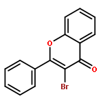 4H-1-Benzopyran-4-one, 3-bromo-2-phenyl-