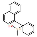 Hydroxy-methyl-(1-naphthalen-1-ylcyclohexa-2,4-dien-1-yl)silicon