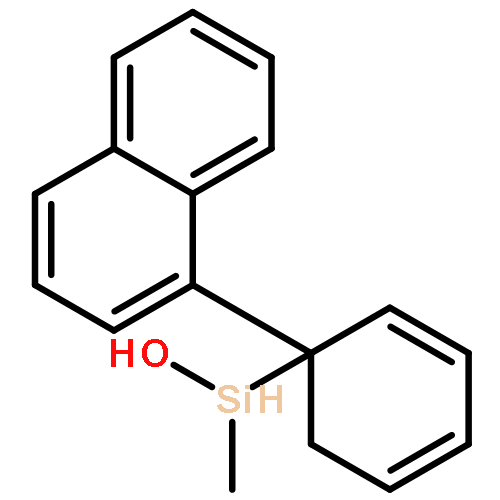 Hydroxy-methyl-(1-naphthalen-1-ylcyclohexa-2,4-dien-1-yl)silicon