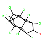 1,3,4-Metheno-1H-cyclobuta[cd]pentalen-2-ol,1,1a,3,3a,4,5,5,5a,5b,6-decachlorooctahydro-