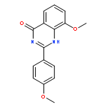 4(1H)-Quinazolinone, 8-methoxy-2-(4-methoxyphenyl)- (9CI)