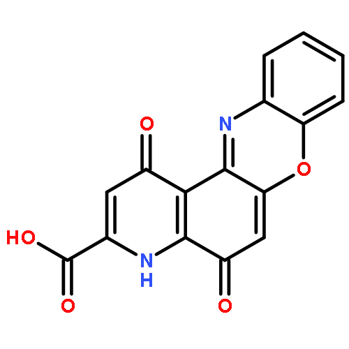 1,5-DIOXO-4H-PYRIDO[3,2-A]PHENOXAZINE-3-CARBOXYLIC ACID