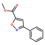 5-Isoxazolecarboxylic acid, 3-phenyl-, methyl ester