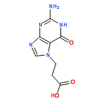 7H-Purine-7-propanoicacid, 2-amino-1,6-dihydro-6-oxo-