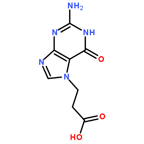 7H-Purine-7-propanoicacid, 2-amino-1,6-dihydro-6-oxo-