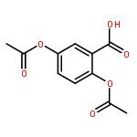 2,5-bis(acetyloxy)benzoic acid