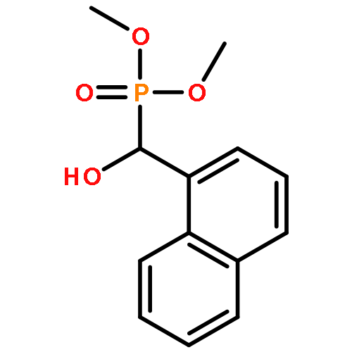 Phosphonic acid, (hydroxy-1-naphthalenylmethyl)-, dimethyl ester