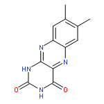 Benzo[g]pteridine-2,4(1H,3H)-dione,7,8-dimethyl-