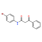 Benzenepropanamide, N-(4-bromophenyl)-b-oxo-