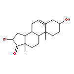 Androst-5-en-17-one,16-bromo-3-hydroxy-, (3b,16a)-