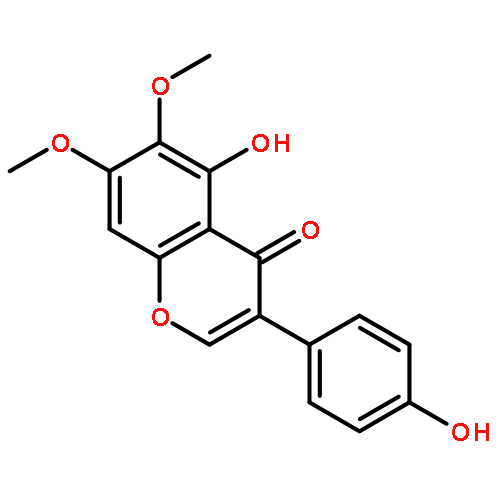 4H-1-Benzopyran-4-one,5-hydroxy-3-(4-hydroxyphenyl)-6,7-dimethoxy-