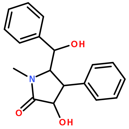 (3R,4S,5S)-3-hydroxy-5-[(R)-hydroxy-phenyl-methyl]-1-methyl-4-phenyl-pyrrolidin-2-one