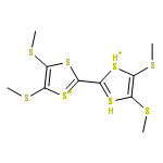 2,2'-Bi-1,3-dithiol-1-ium, 4,4',5,5'-tetrakis(methylthio)-