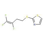 Thiazole, 2-[(3,4,4-trifluoro-3-butenyl)thio]-